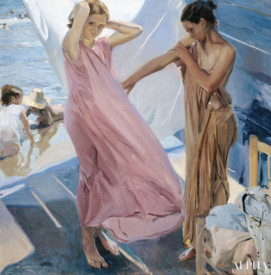 Après le bain, Valence - Sorolla - Reproductions de tableaux et peintures haut de gamme