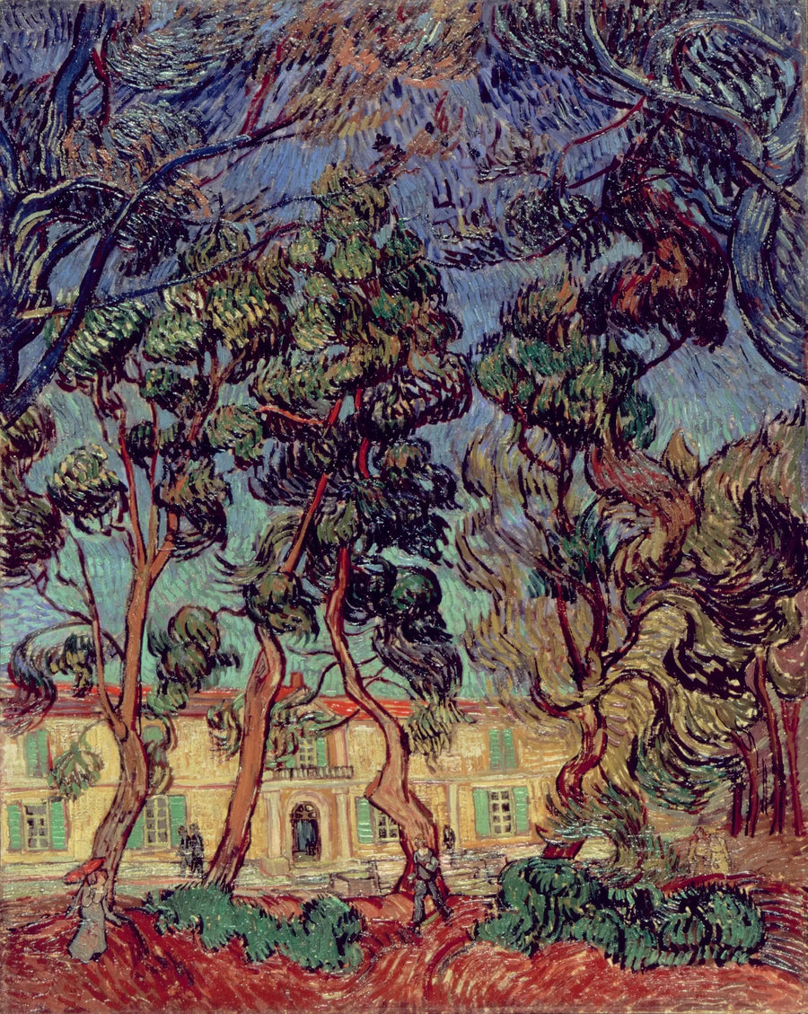 Arbres du jardin de l'hôpital Saint-Paul - Vincent van Gogh image 1 copie peinte à la main à l’huile