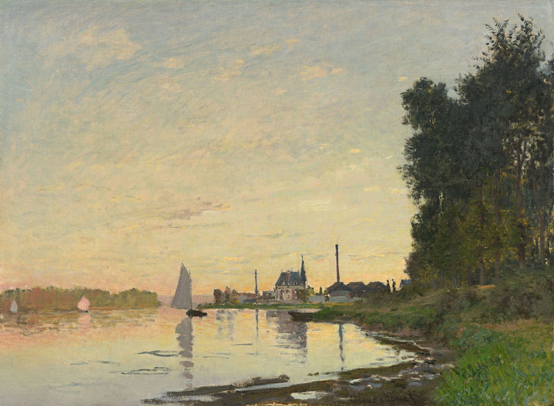 Argenteuil ช่วงบ่าย W224 - Claude Monet