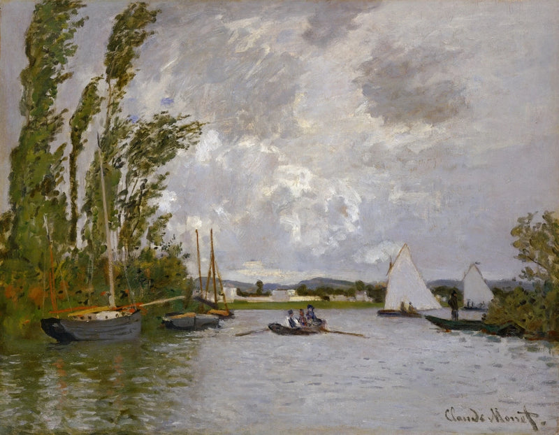 Argenteuil มองจากแขนเล็ก ๆ ของแม่น้ําแซน W232 - Claude Monet
