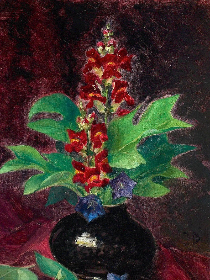 การจัดดอกไม้ - H. A. Brendekilde