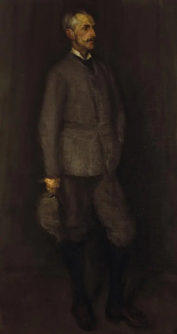 การจัดเรียงในสีเทาและสีเขียว. ภาพเหมือนของ John James Cowan (1846 - 1936) - James Abbott McNeill Whistler