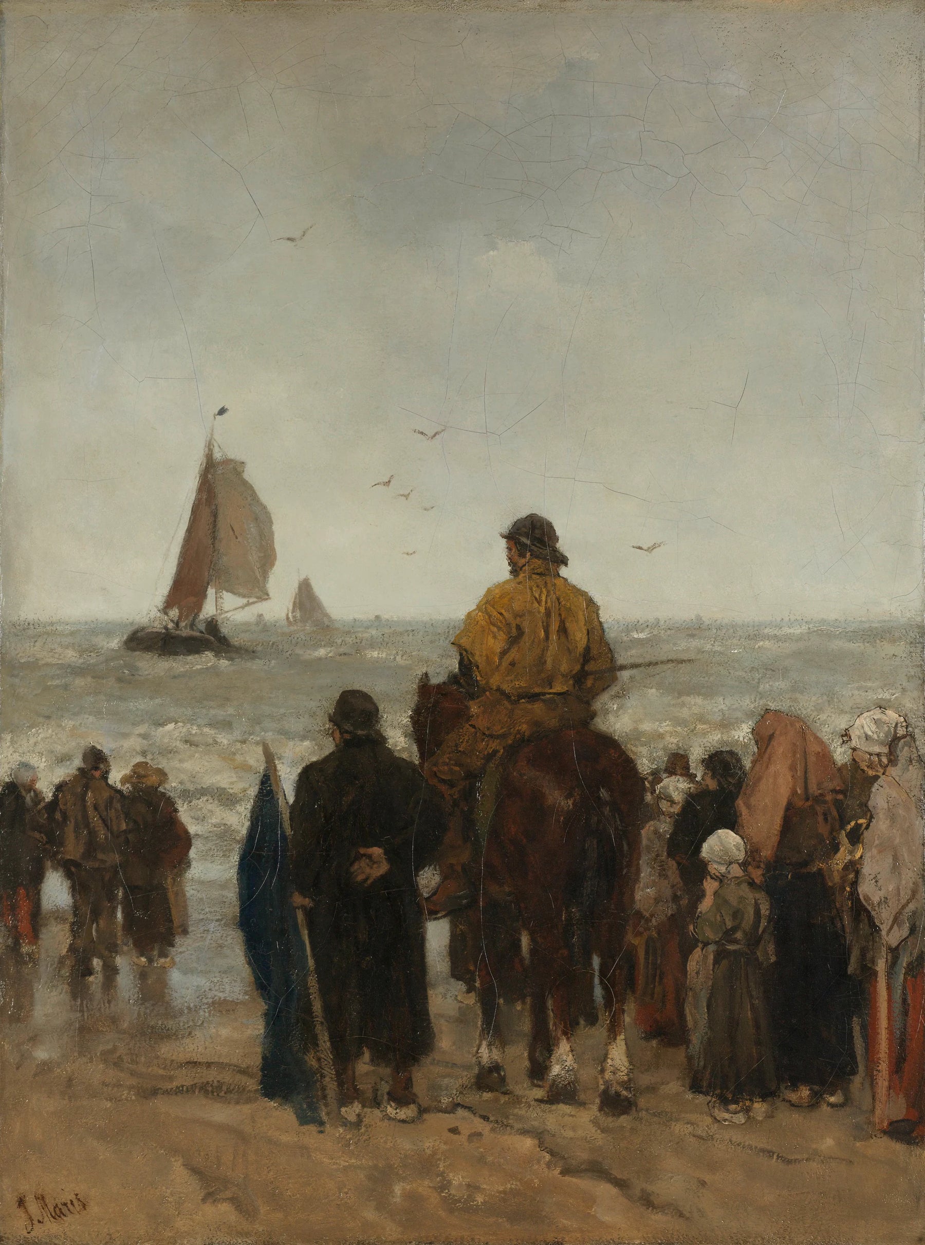 Arrivée des bateaux - Jacob Maris