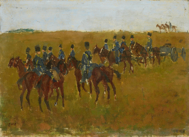 Artillerie en manœuvre - George Hendrik Breitner