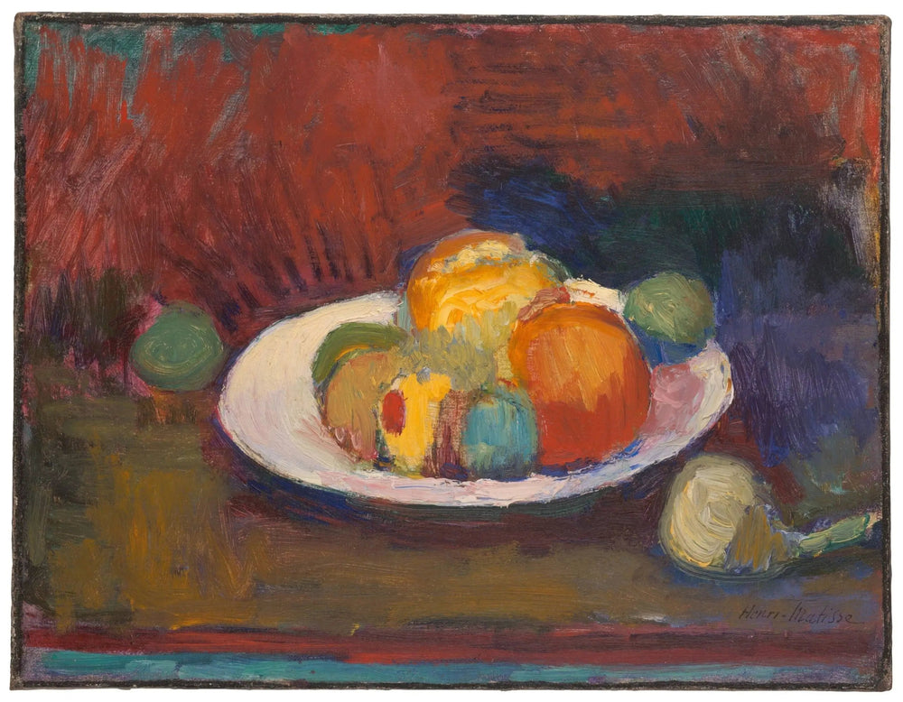 Assiette de fruits - Henri Matisse image 1 copie de tableau peinte à la main