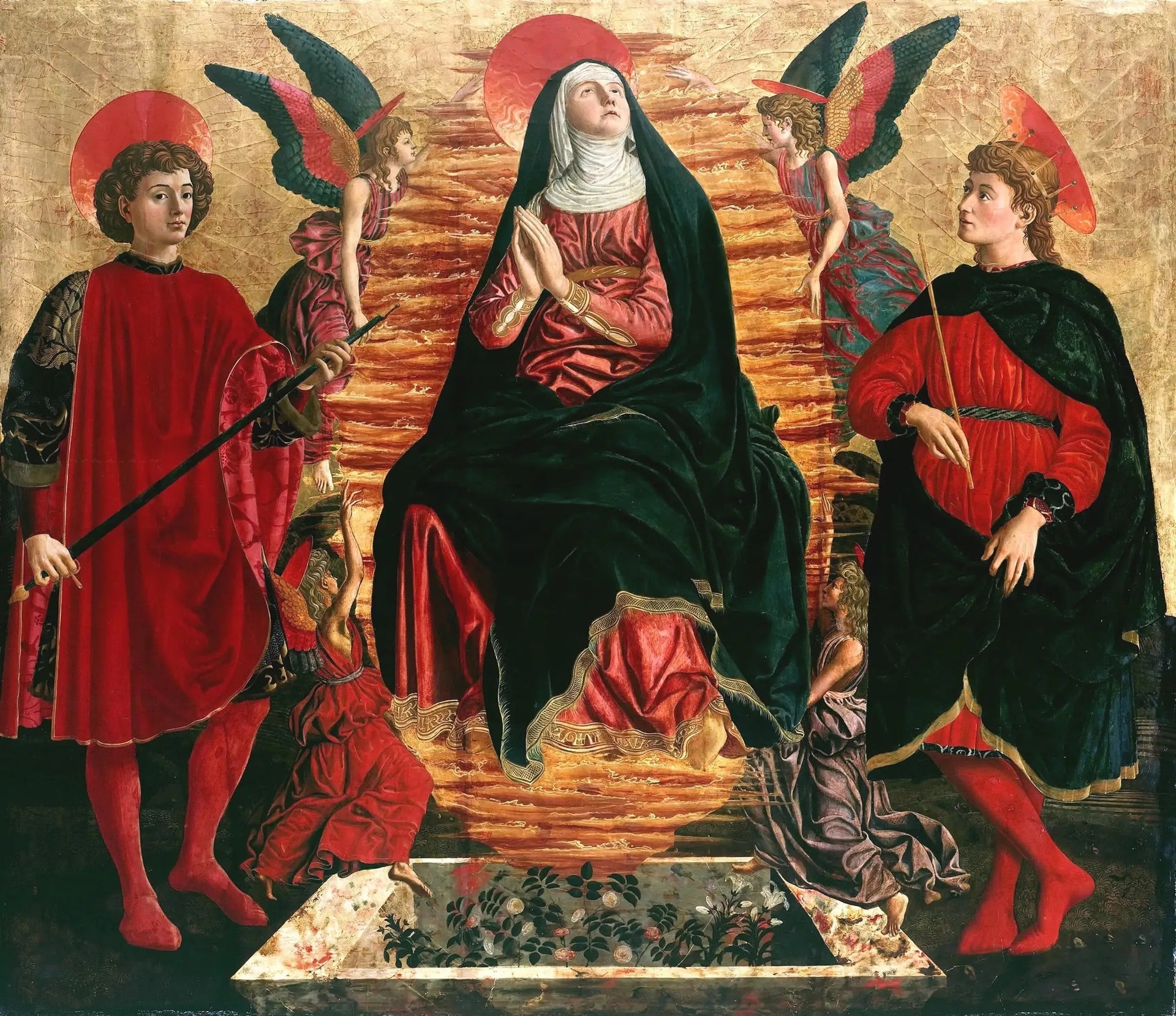 Assomption de Marie - Andrea del Castagno image 1 reproduction de peinture à l’huile