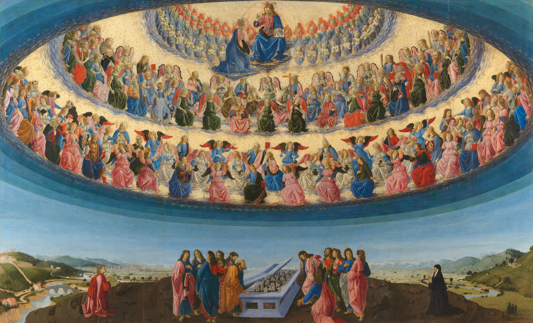 L'Assomption de la Vierge - Francesco Botticini