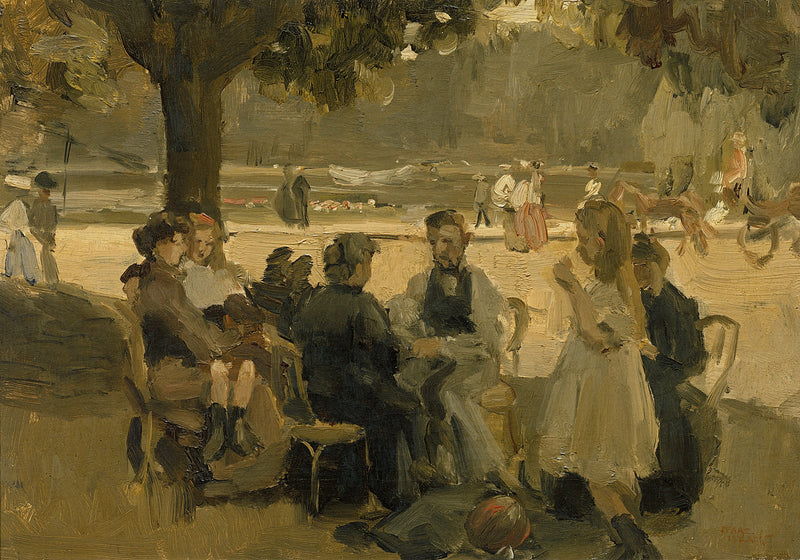 ที่ป่า Bois de Boulogne ใกล้ปารีส - อิสอัค อิสราเอลส์
