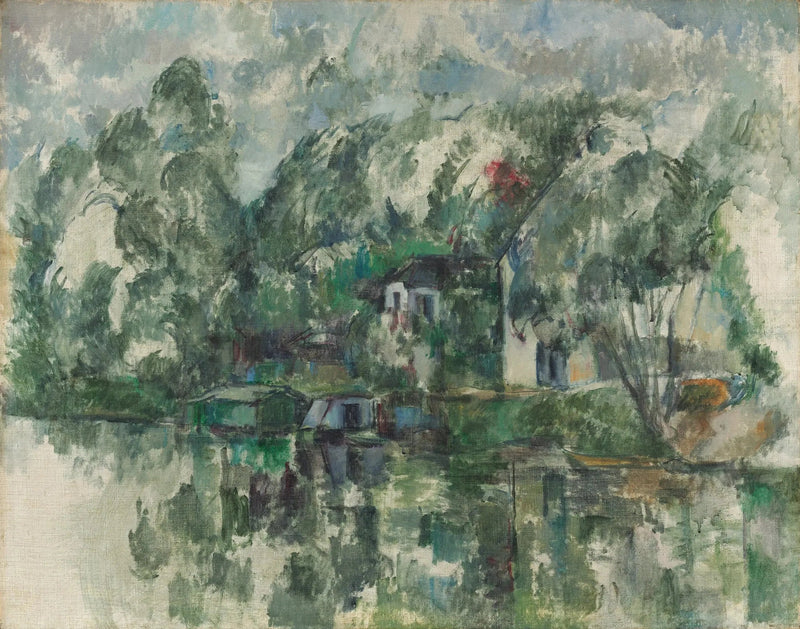 ริมฝั่งน้ำ - Paul Cézanne