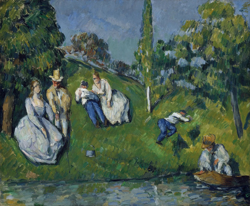 ริมสระน้ำ - Paul Cézanne
