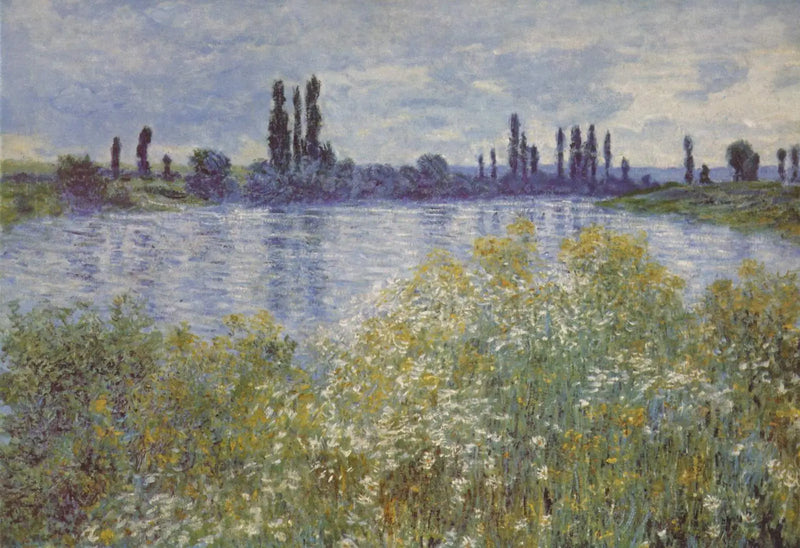 ริมฝั่งแม่น้ำแซน ใกล้เวทอย - Claude Monet