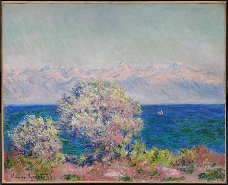 ที่ Cap d'Antibes ในลมมิสทราล - Claude Monet