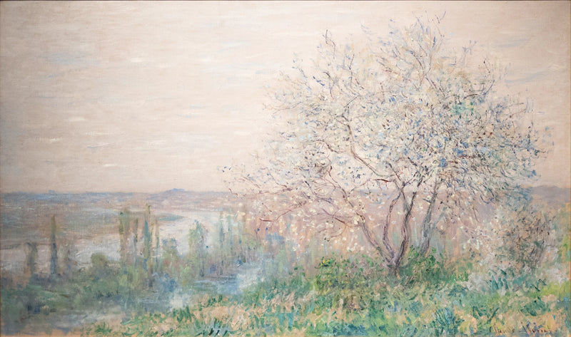 เหนือ Vétheuil เอฟเฟกต์สปริง W587 - Claude Monet