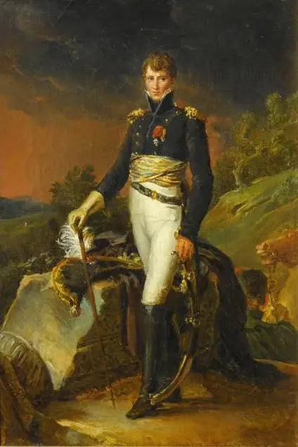 Auguste-Marie-François, baron Colbert de Chabannais (1777-1809), général - François Gérard image 1 copie peinte à la main à l’huile