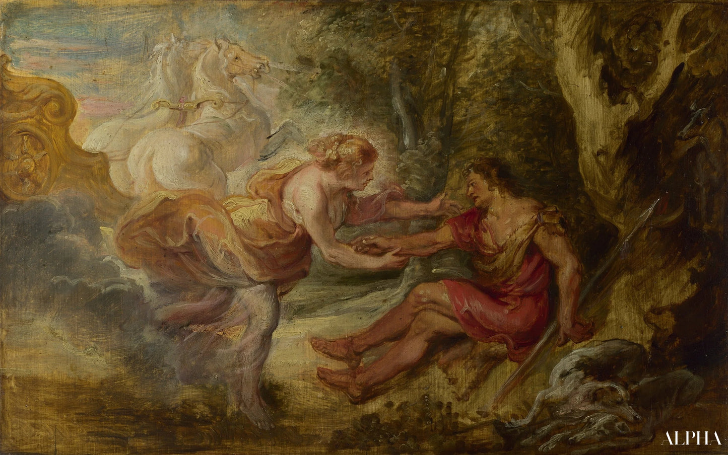 Aurore enlevant Céphalus - Peter Paul Rubens - Reproductions de tableaux et peintures haut de gamme