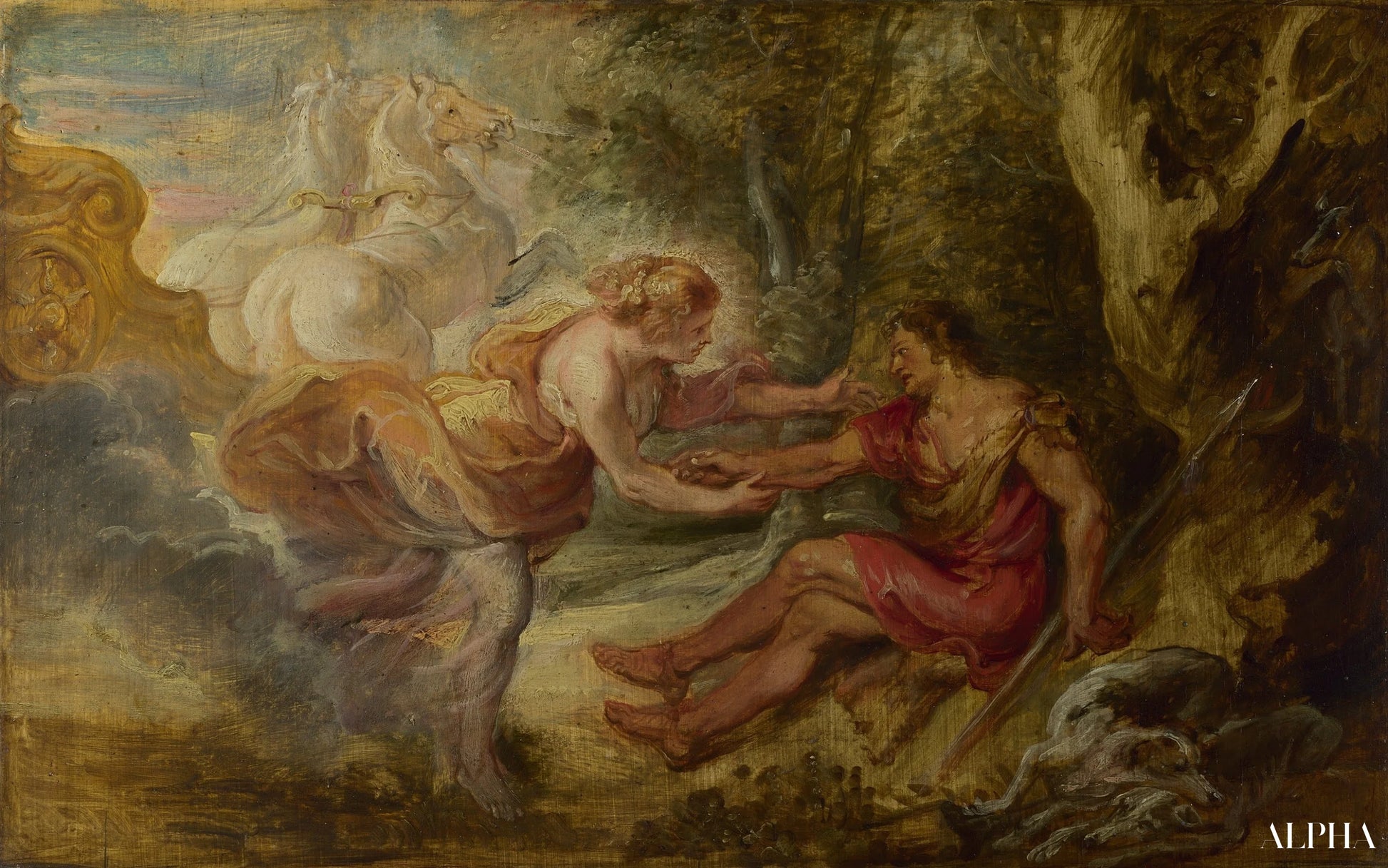 Aurore enlevant Céphalus - Peter Paul Rubens - Reproductions de tableaux et peintures haut de gamme
