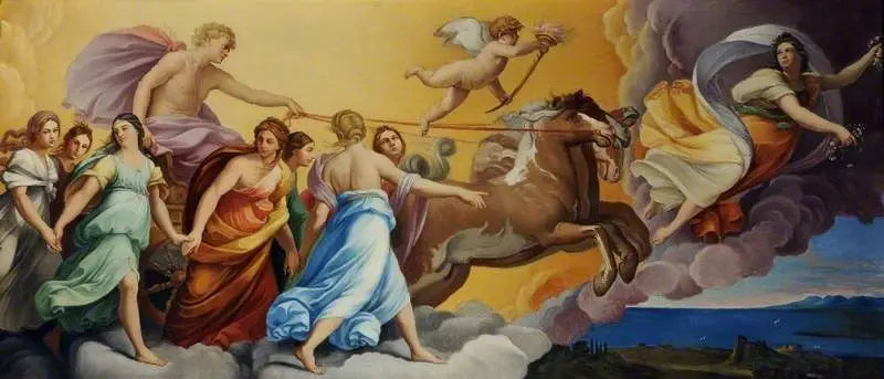 Aurore et le char du soleil conduit par Apollon - Guido Reni - Alpha Reproduction