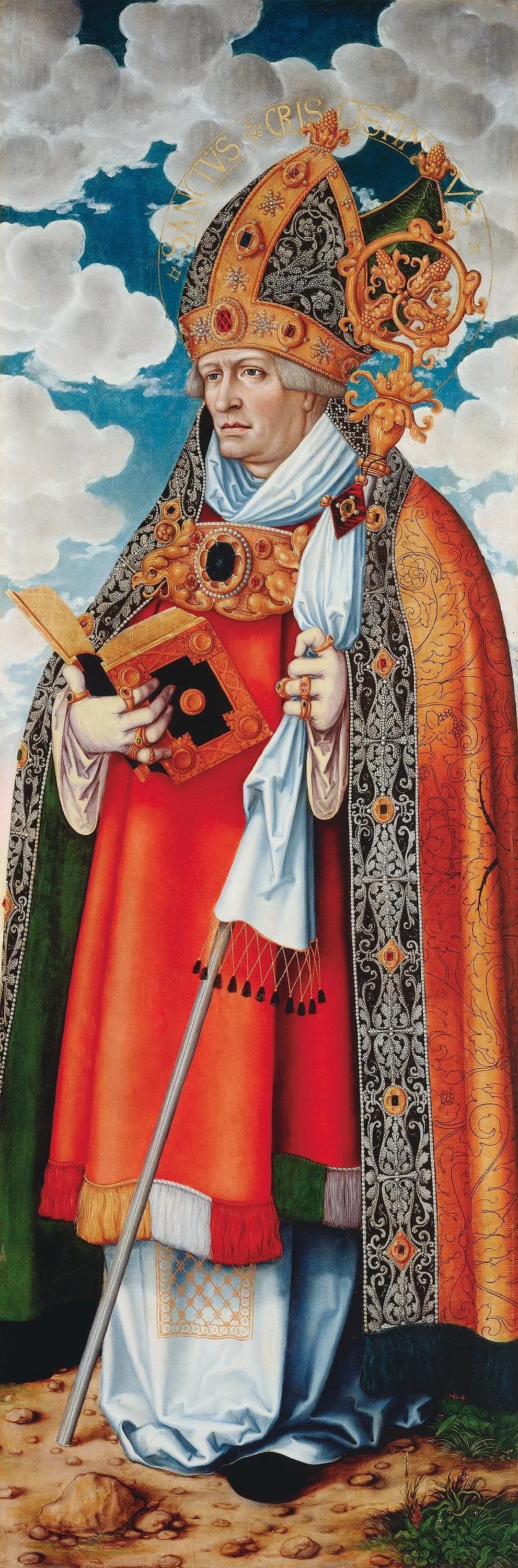 Autel de la Madeleine : Saint Chrysostome - Lucas Cranach the Elder image 1 reproduction de peinture à l’huile