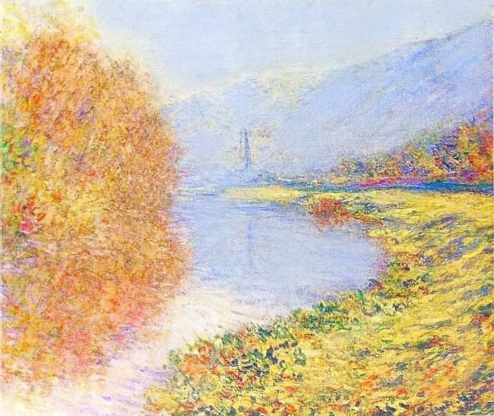 Reproduction du tableau « Automne à Jeufosse - Claude Monet » par Alpha Reproduction en peinture à l’huile
