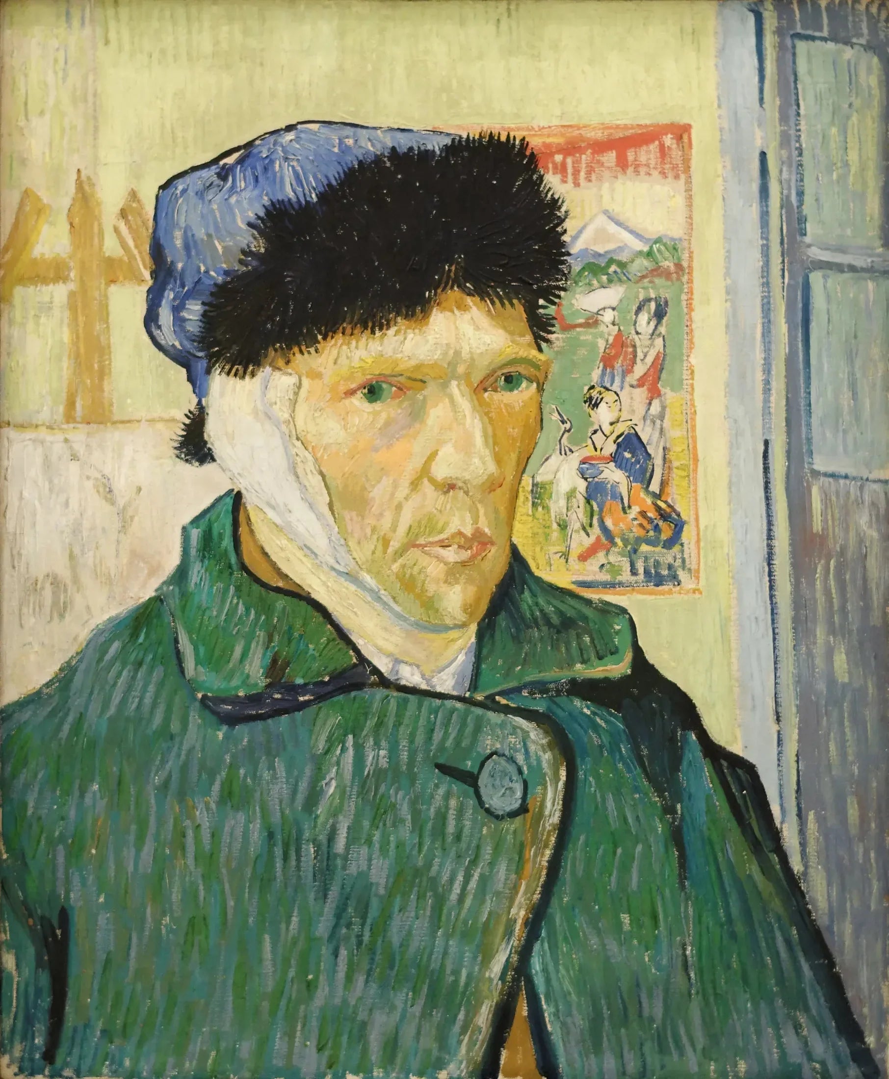 Autoportrait à l'oreille bandée - Vincent van Gogh image 1 tableau peint à l’huile sur toile
