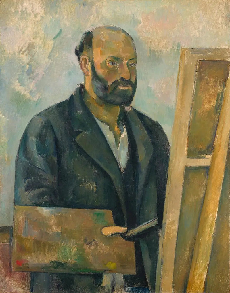 ภาพเหมือนตัวเองกับพาเลตต์ - Paul Cézanne