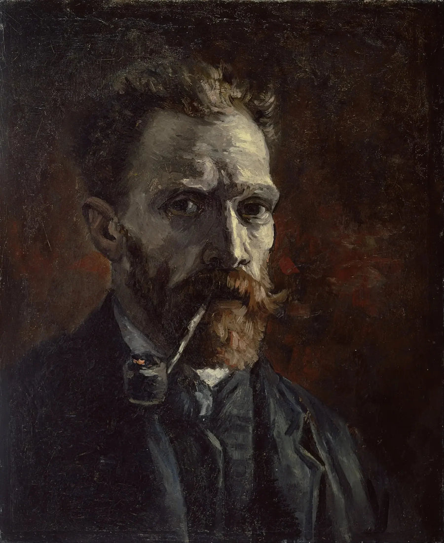 ภาพเหมือนตนเองกับบุหรี่อัน - Vincent van Gogh