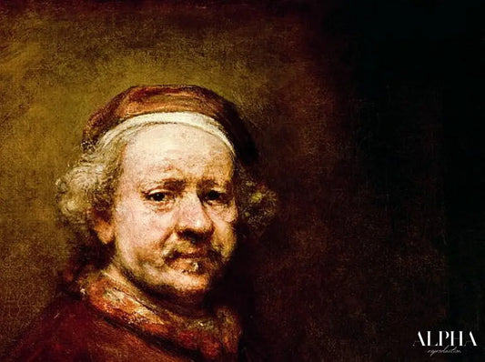 Autoportrait à l'âge de 63 ans, 1669 - Rembrandt van Rijn - Reproductions de tableaux et peintures haut de gamme