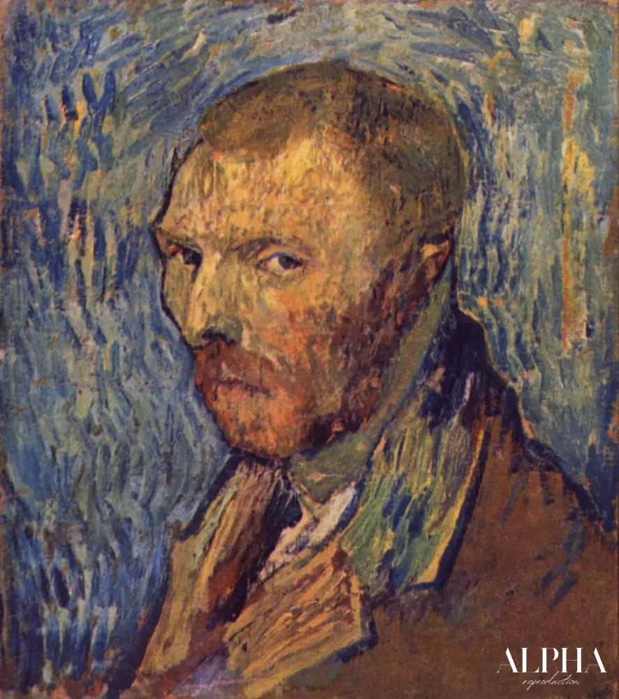 Autoportrait 'à l'oreille mutilée' - Van Gogh - Reproductions de tableaux et peintures haut de gamme