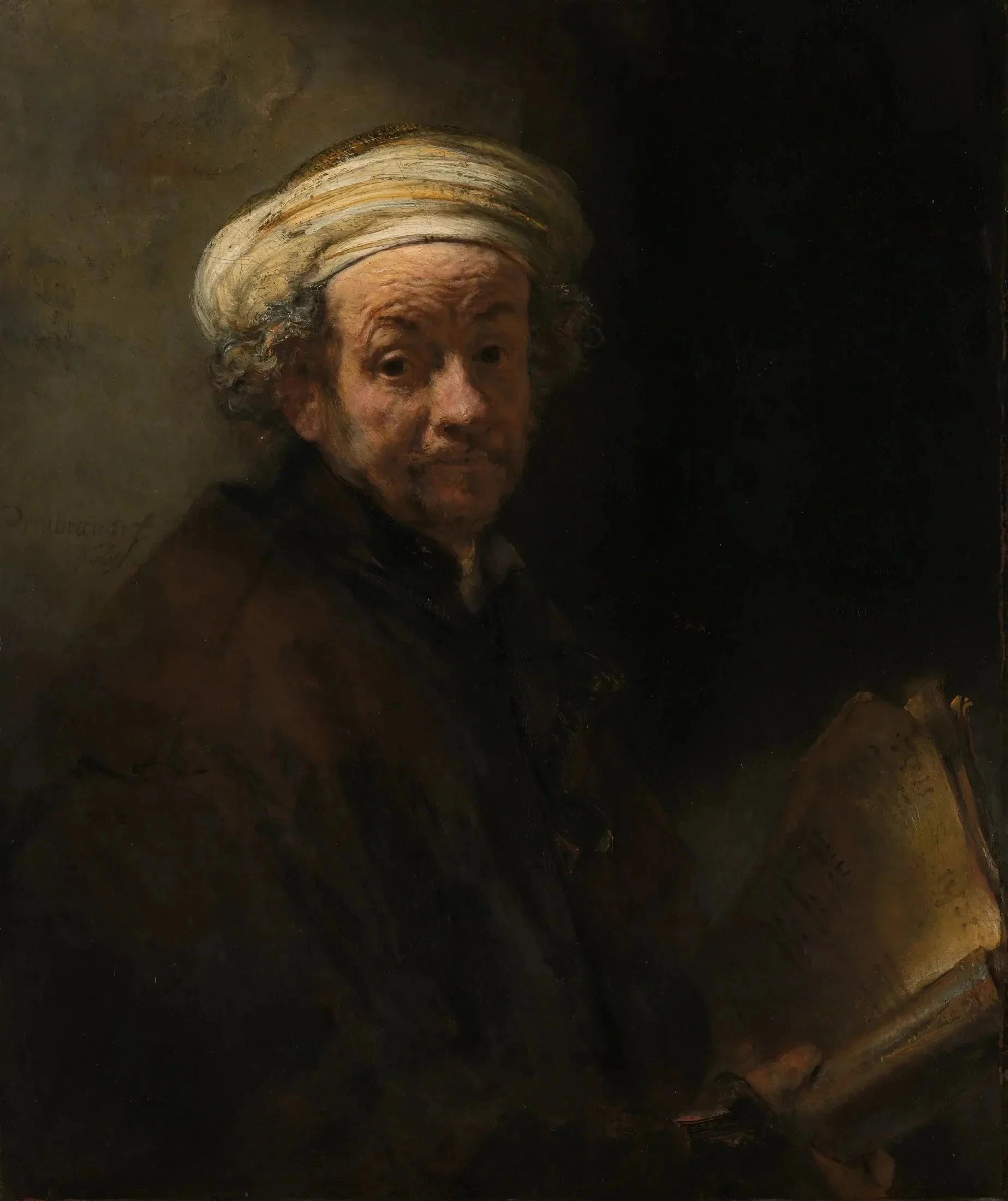 Autoportrait en apôtre Paul, 1661 — Rembrandt