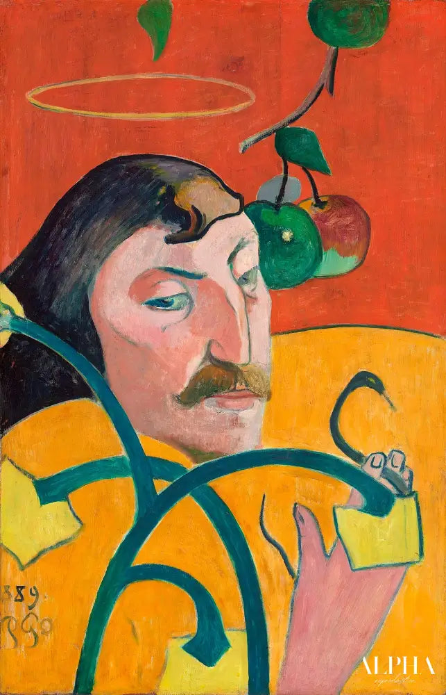 Autoportrait au Nimbe - Paul Gauguin - Reproductions de tableaux et peintures haut de gamme