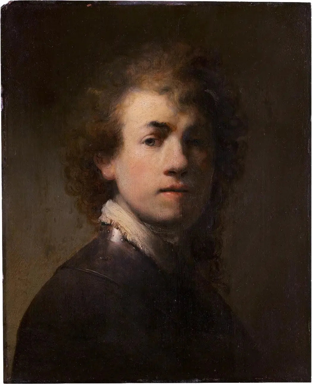 Autoportrait avec un gorgerin - Rembrandt image 1 tableau peint à l’huile sur toile