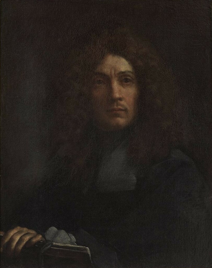 Autoportrait - Carlo Maratta image 1 copie de tableau peinte à la main