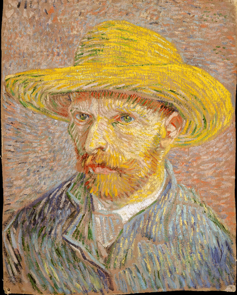 ภาพเหมือนตนเองใส่หมวกฟาง - Vincent van Gogh