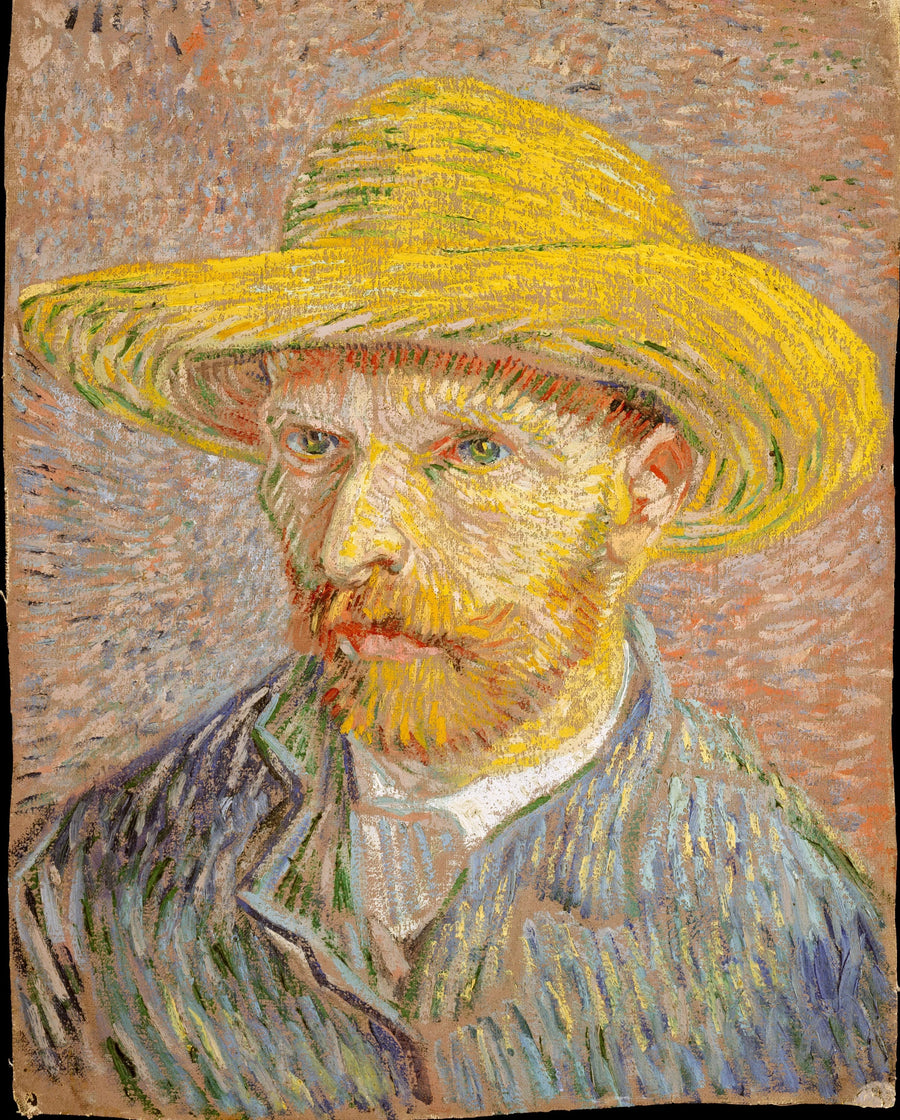 ภาพเหมือนตนเองใส่หมวกฟาง - Vincent van Gogh