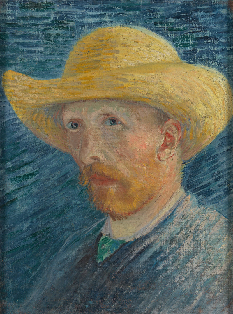 ภาพเหมือนตนเองใส่หมวกฟาง - Vincent van Gogh