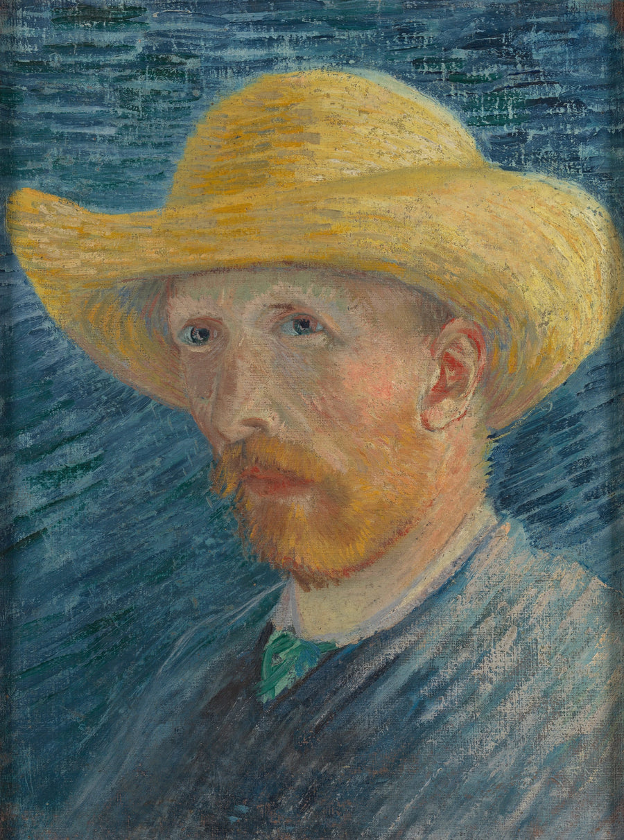 ภาพเหมือนตนเองใส่หมวกฟาง - Vincent van Gogh