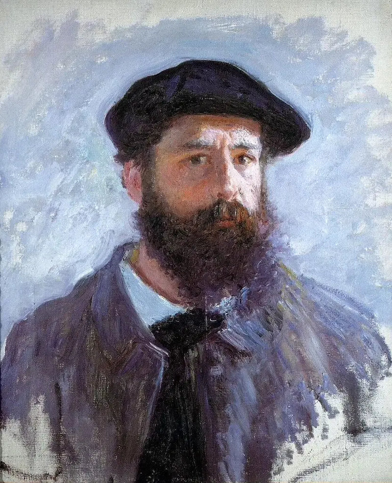 ภาพเหมือนตนเองสวมหมวกเบเร่ต์ - Claude Monet