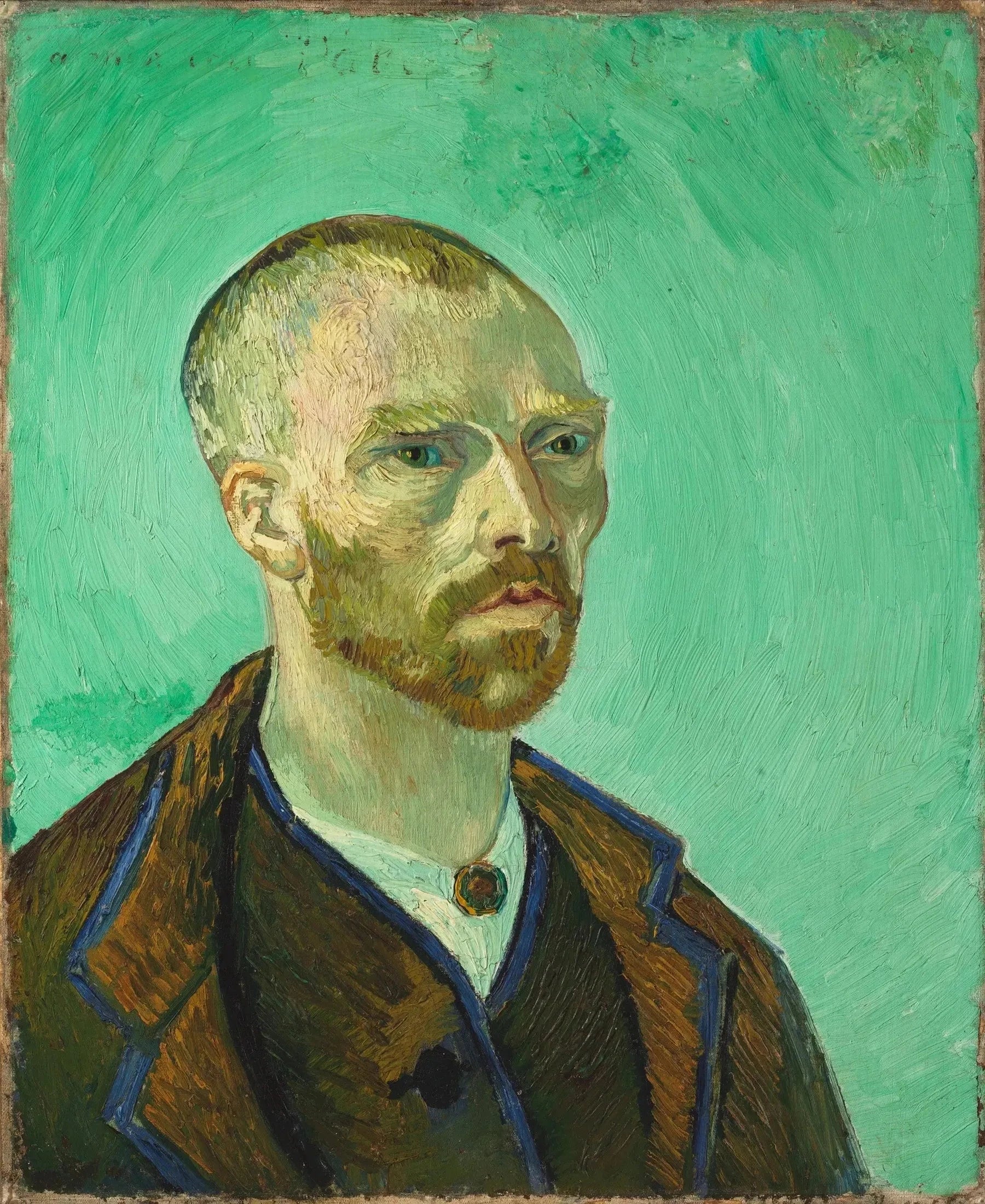 Autoportrait dédié à Paul Gauguin F476 de Vincent van Gogh, Harvard Art Museums
