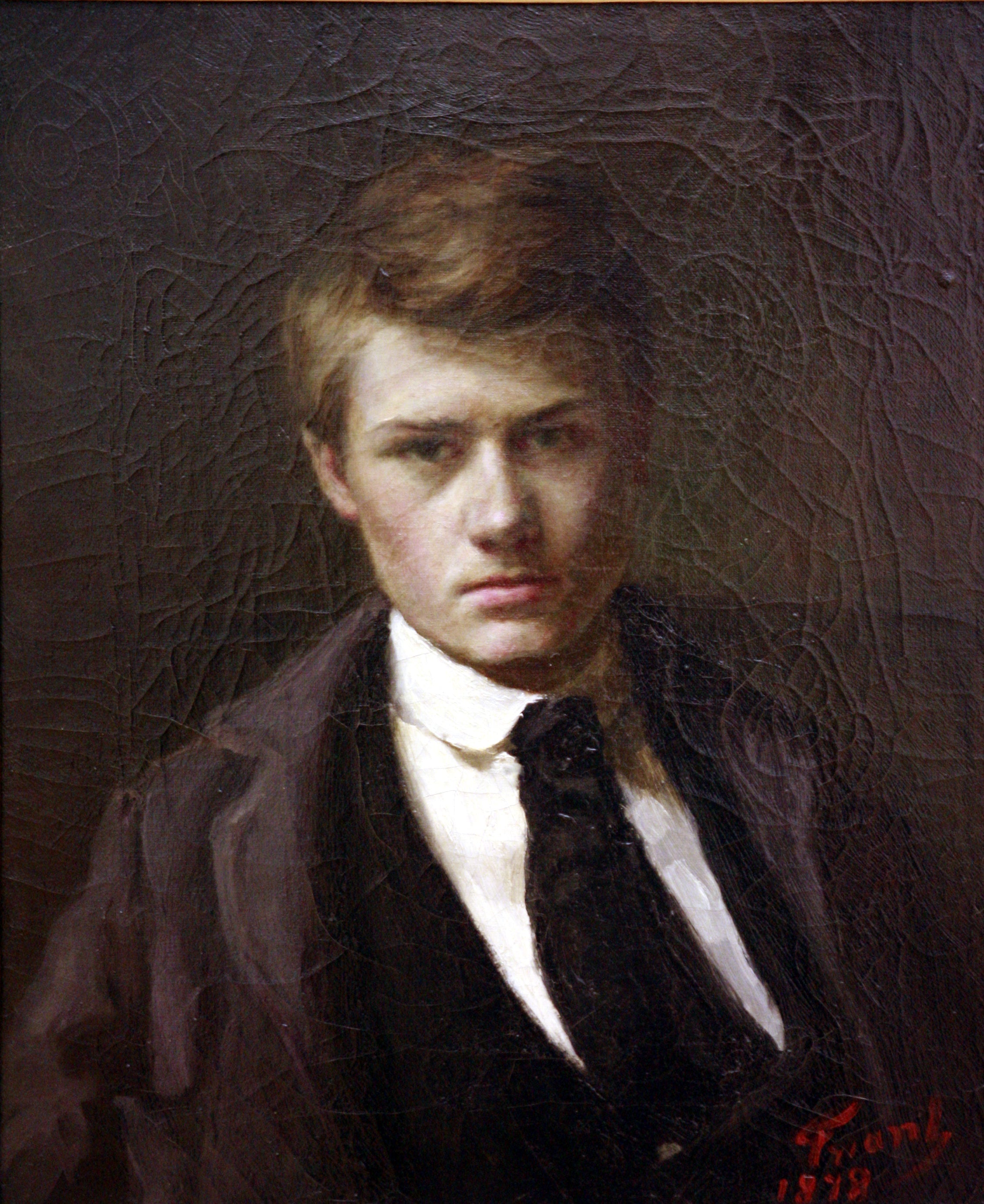 Autoportrait - Émile Friant image 1 copie peinte à la main à l’huile