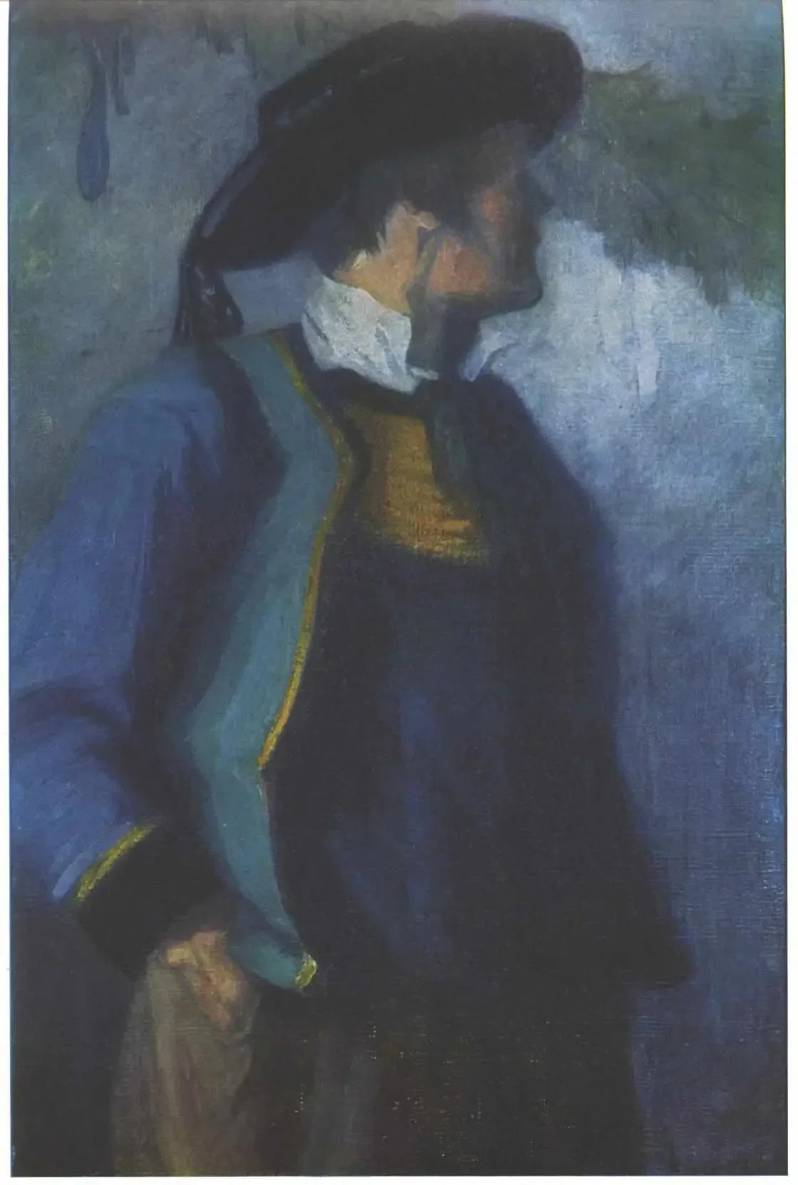 Autoportrait en costume breton - Franz Marc image 1 reproduction de peinture à l’huile