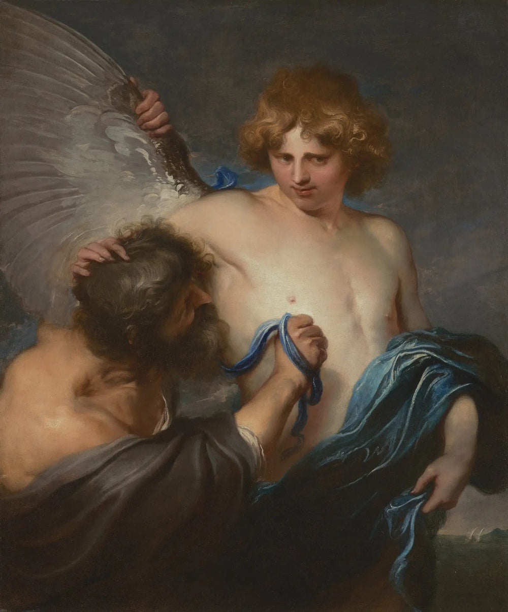 Autoportrait en Icare avec Dédale - Antoine van Dyck - Alpha Reproduction