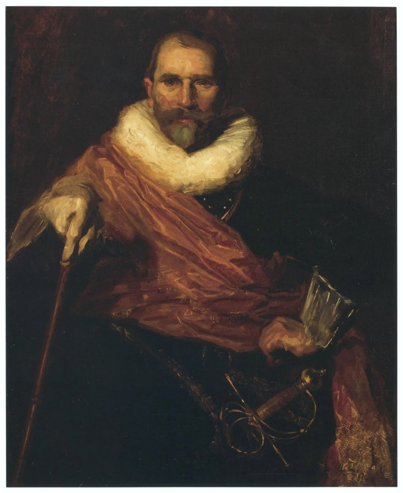 ภาพเหมือนตัวเองแต่งกายโดย Johan Claesz Loo โดย Frans Hals - William Merritt Chase