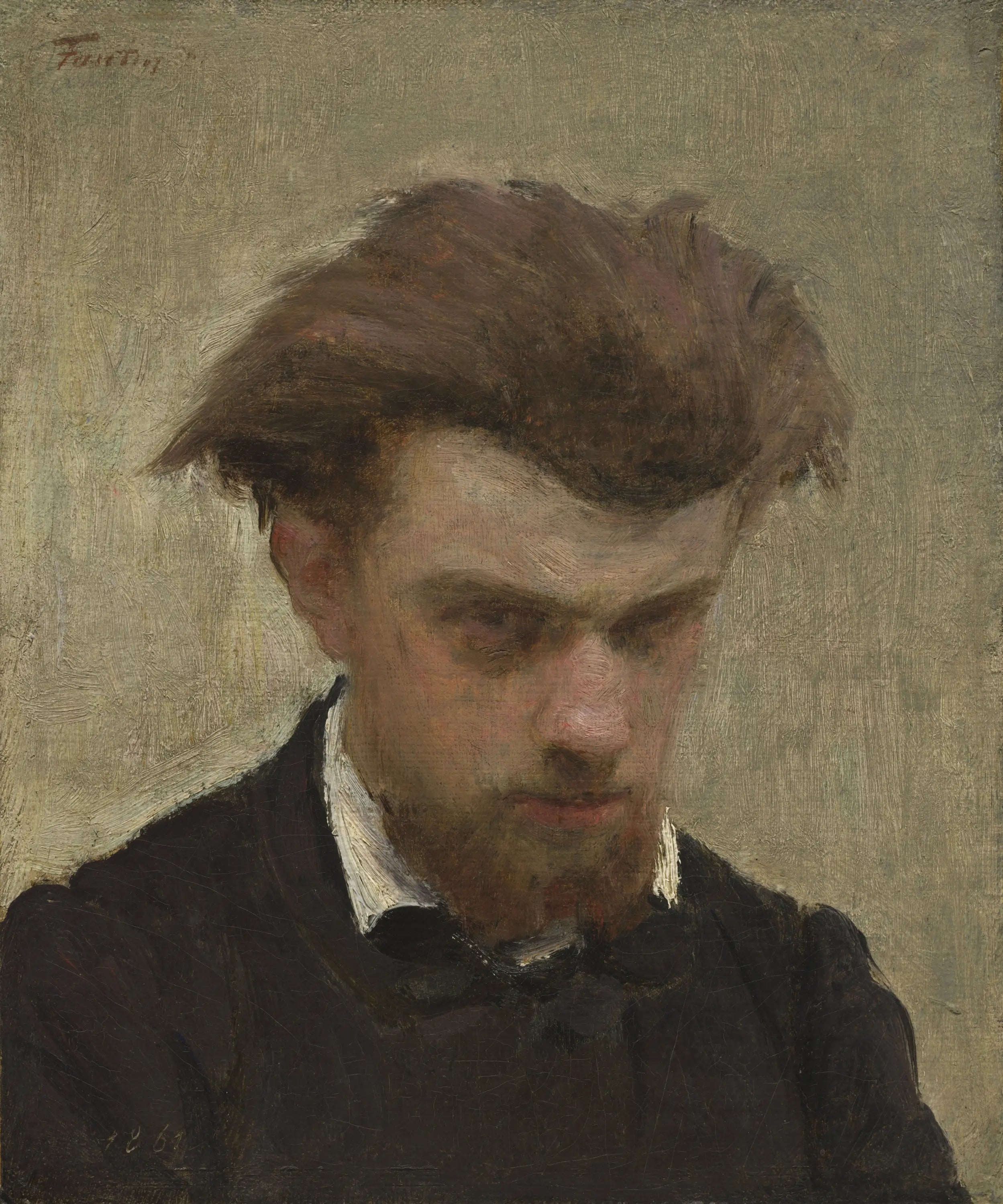 Autoportrait - Henri Fantin-Latour - Alpha Reproduction