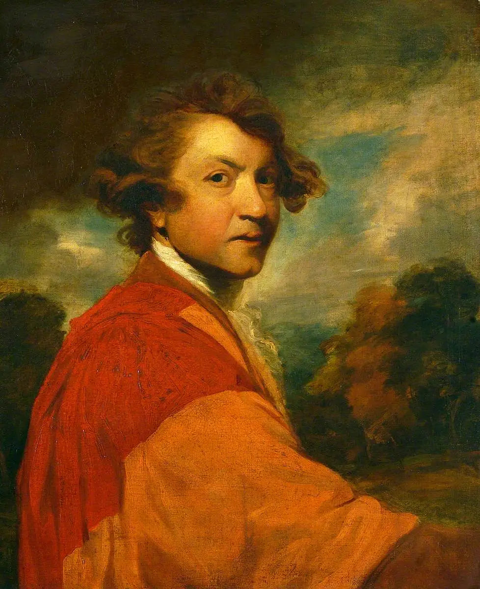 Autoportrait - Joshua Reynolds image 1 copie peinte à la main à l’huile