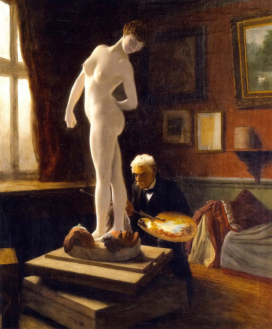 ภาพเหมือนตนเองที่วาดโดย La Joueuse de boules - Jean-Léon Gérôme