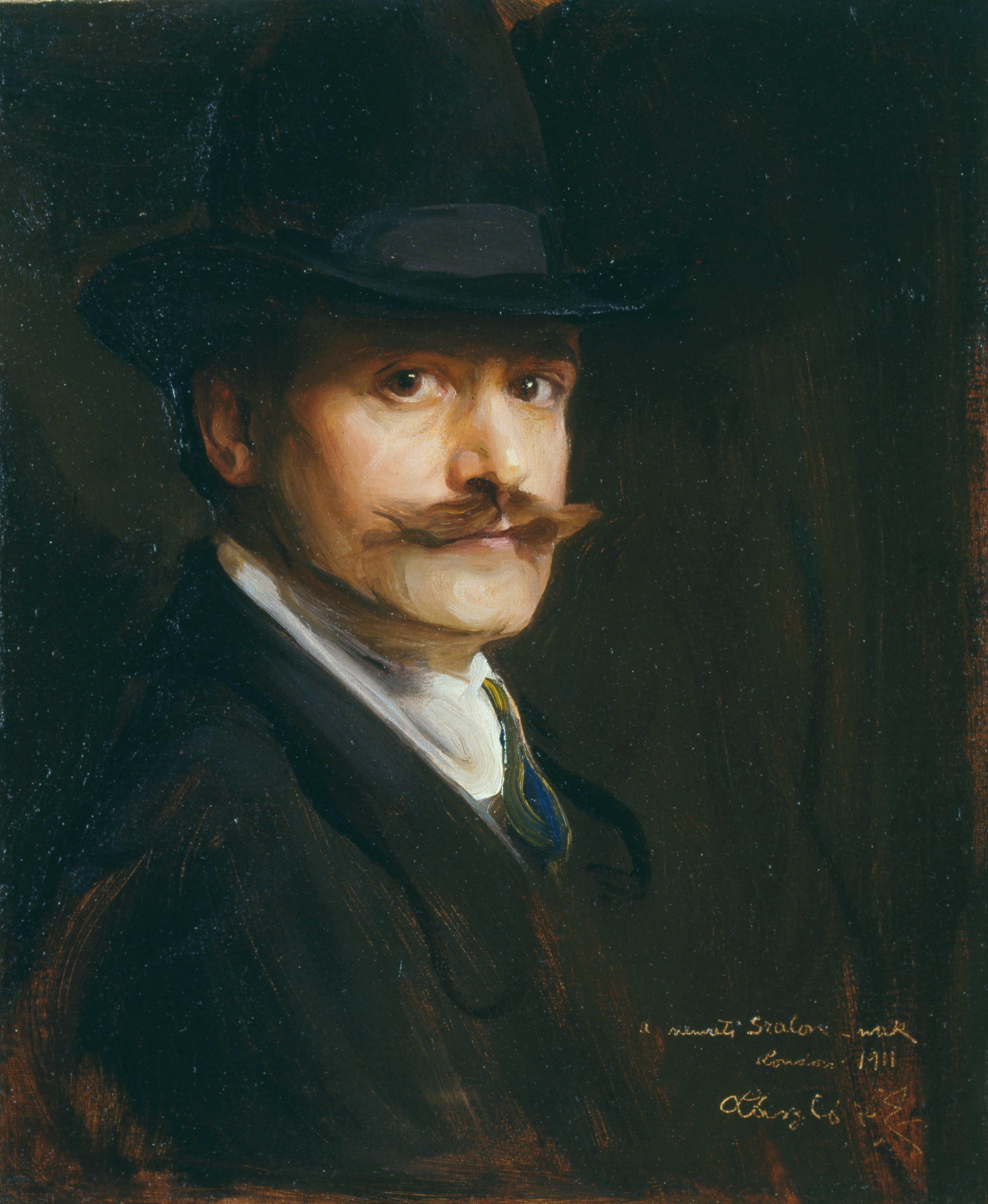 Autoportrait - Philip de László image 1 reproduction de peinture à l’huile