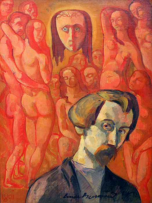ภาพเหมือนตัวเองเชิงสัญลักษณ์ - Émile Bernard