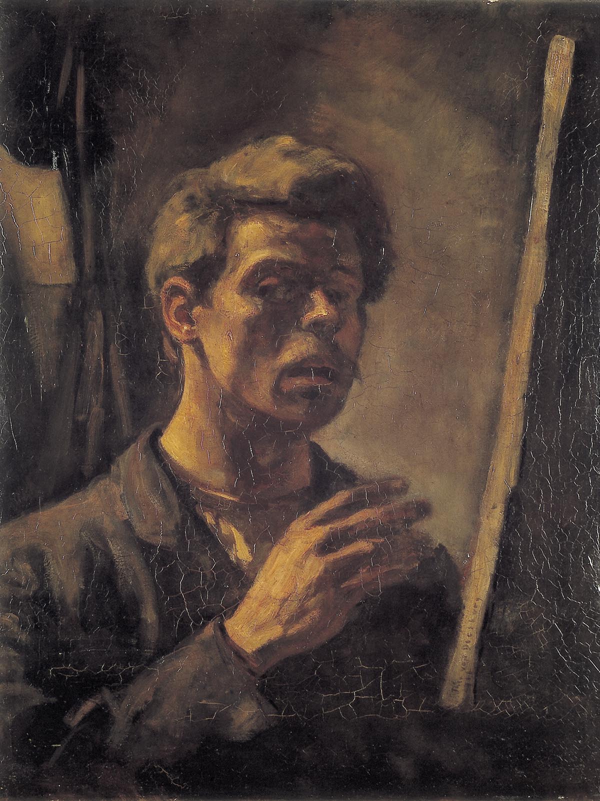Autoportrait - Theo van Doesburg image 1 reproduction artisanale de tableau