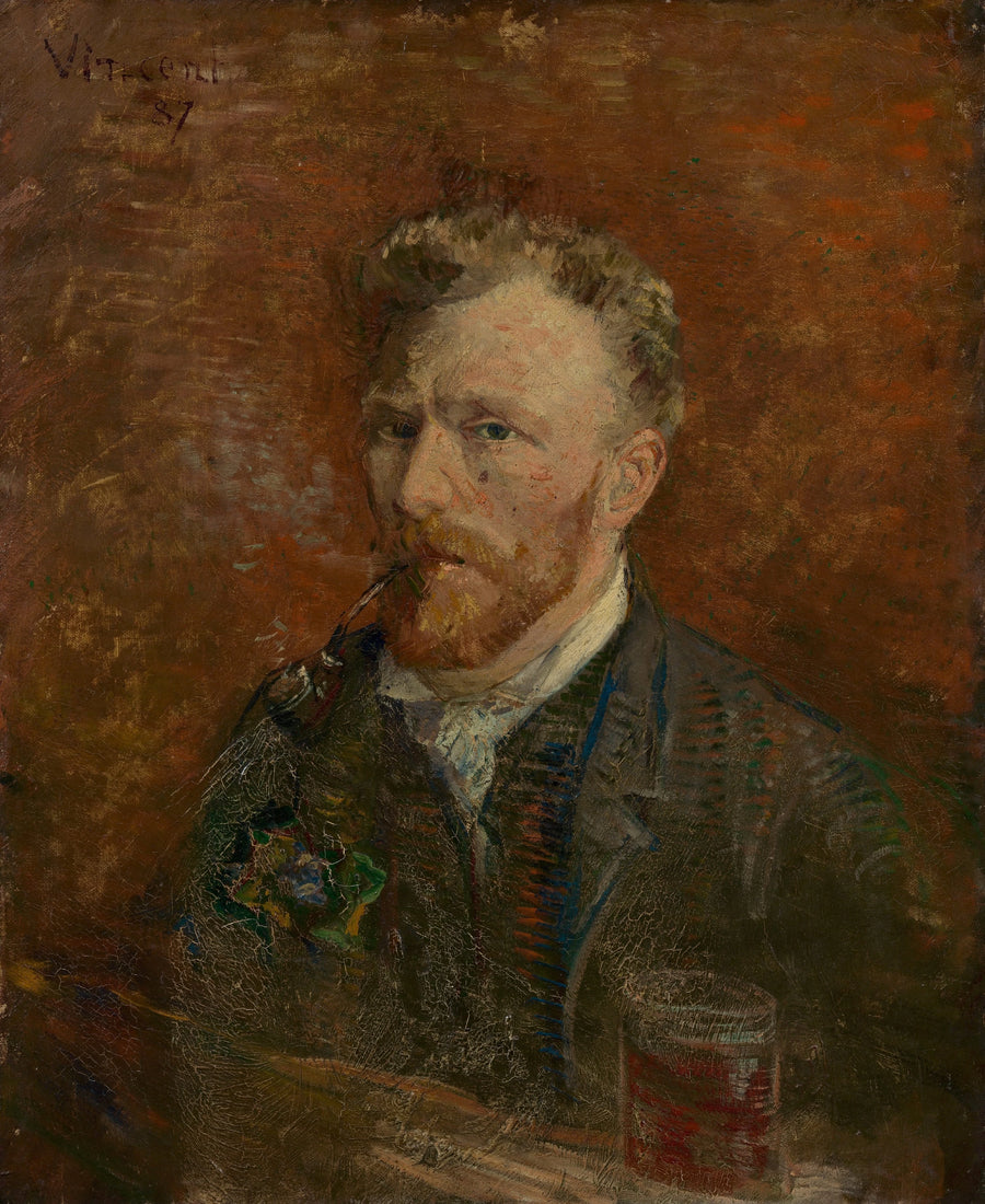 ภาพเหมือนตัวเองกับแก้ว - Vincent van Gogh