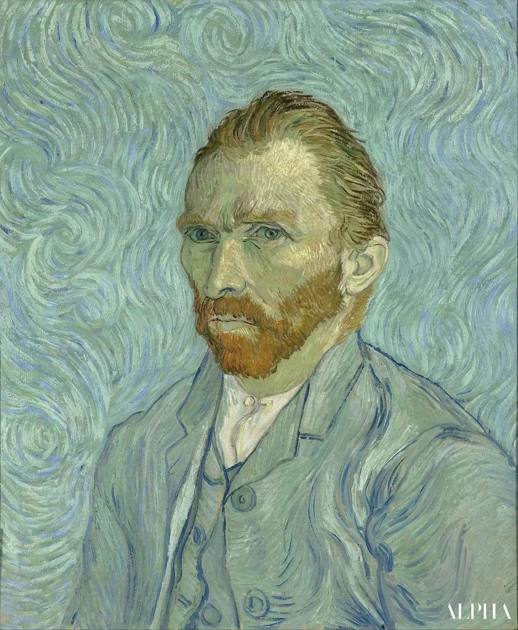 Autoportrait - Vincent van Gogh image 1 reproduction de peinture à l’huile